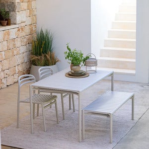 Bliss sofabord/bænk Sand, aluminium