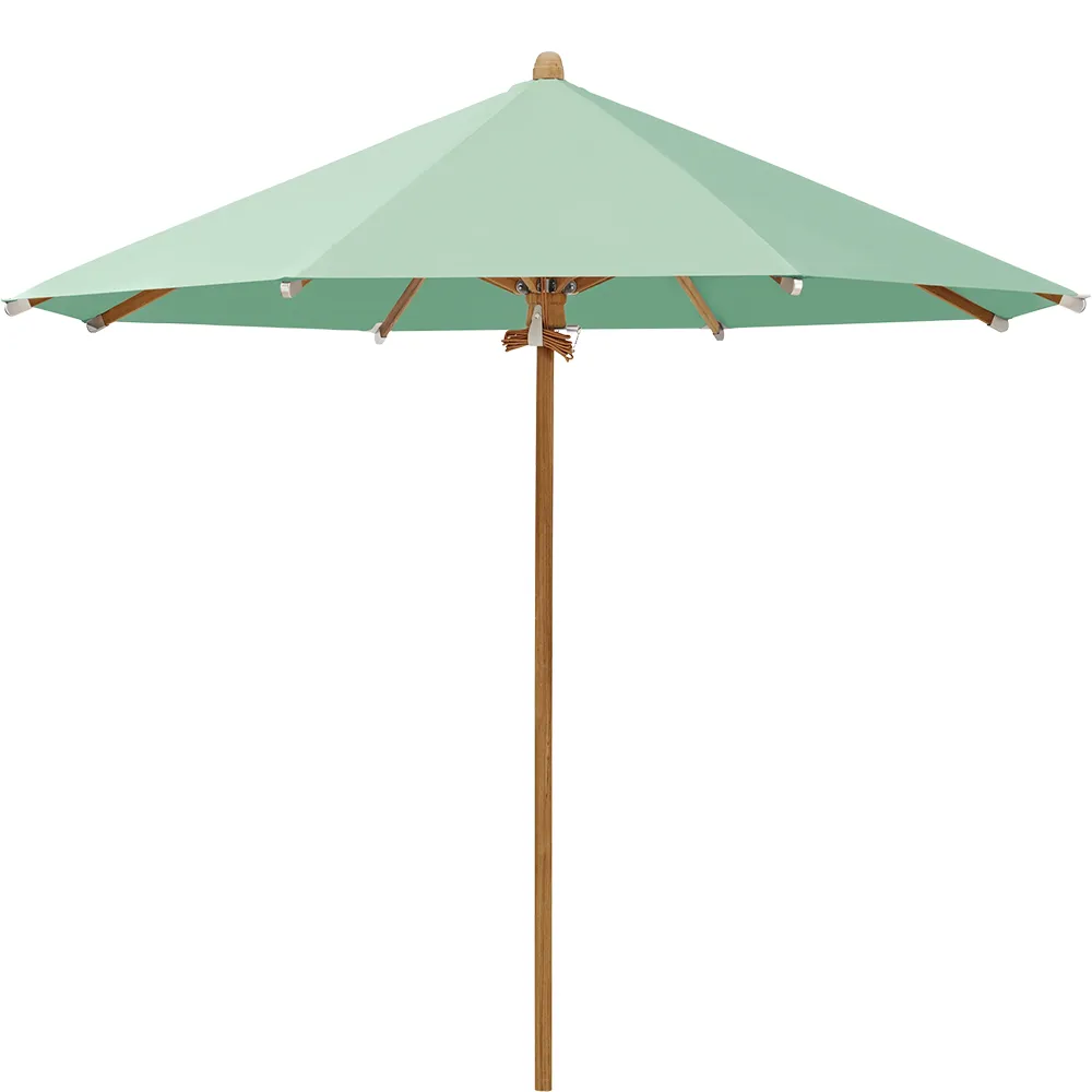 Glatz Teakwood parasol 350 cm Kat.5 581 Jade