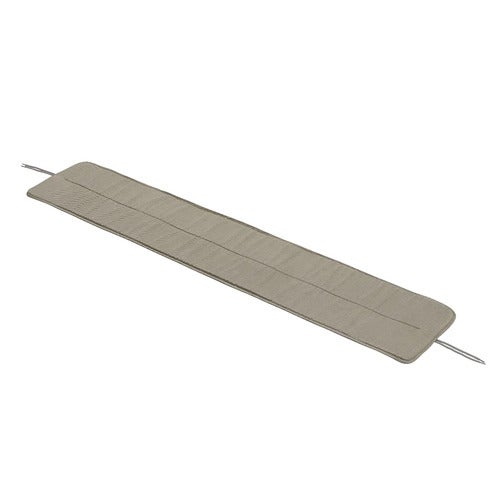 Linear Steel Pude til bænk 170x34 cm Light Grey 