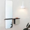 One More Look Spejl sort eg/Pearl White