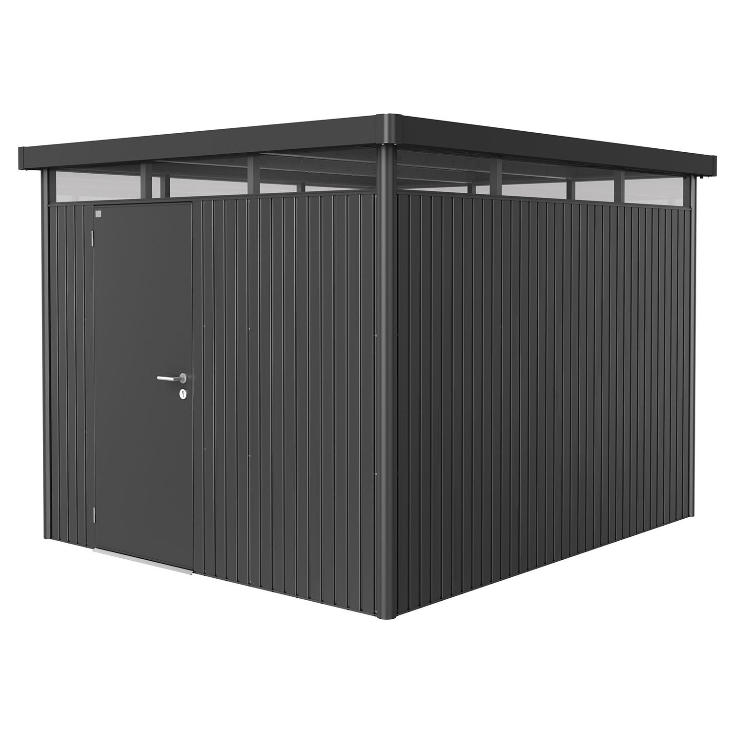 Biohort Highline H5 Enk. Dør Mørkegrå Metallic Redskabsrum