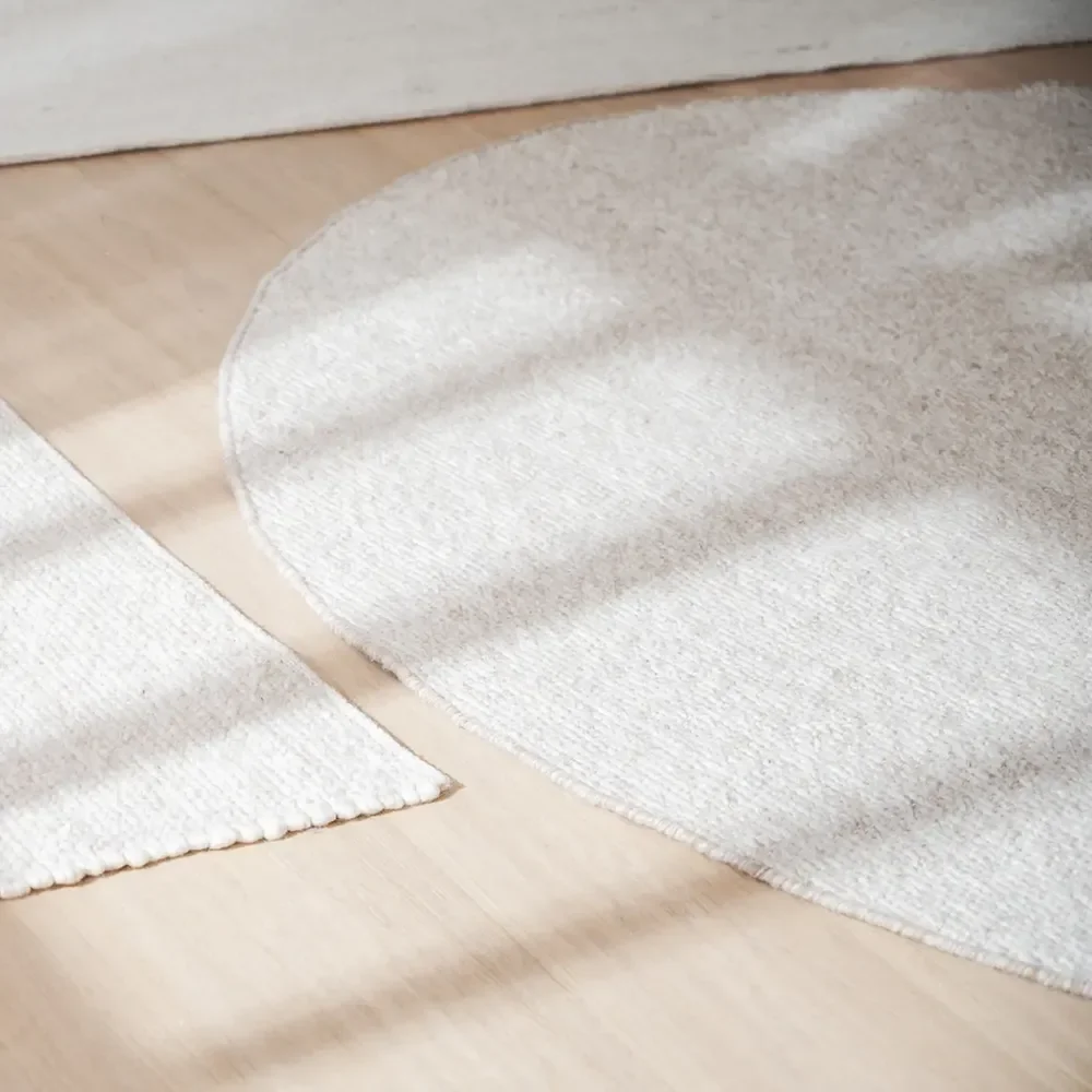 Auckland tæppe Ø250 cm beige