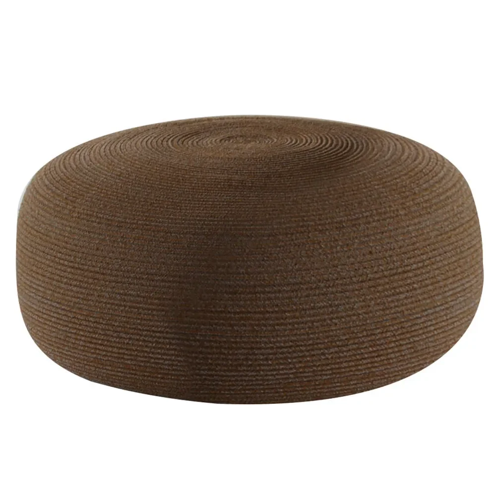 Circle fodskammel ekstra stor Umber brown Soft Rope