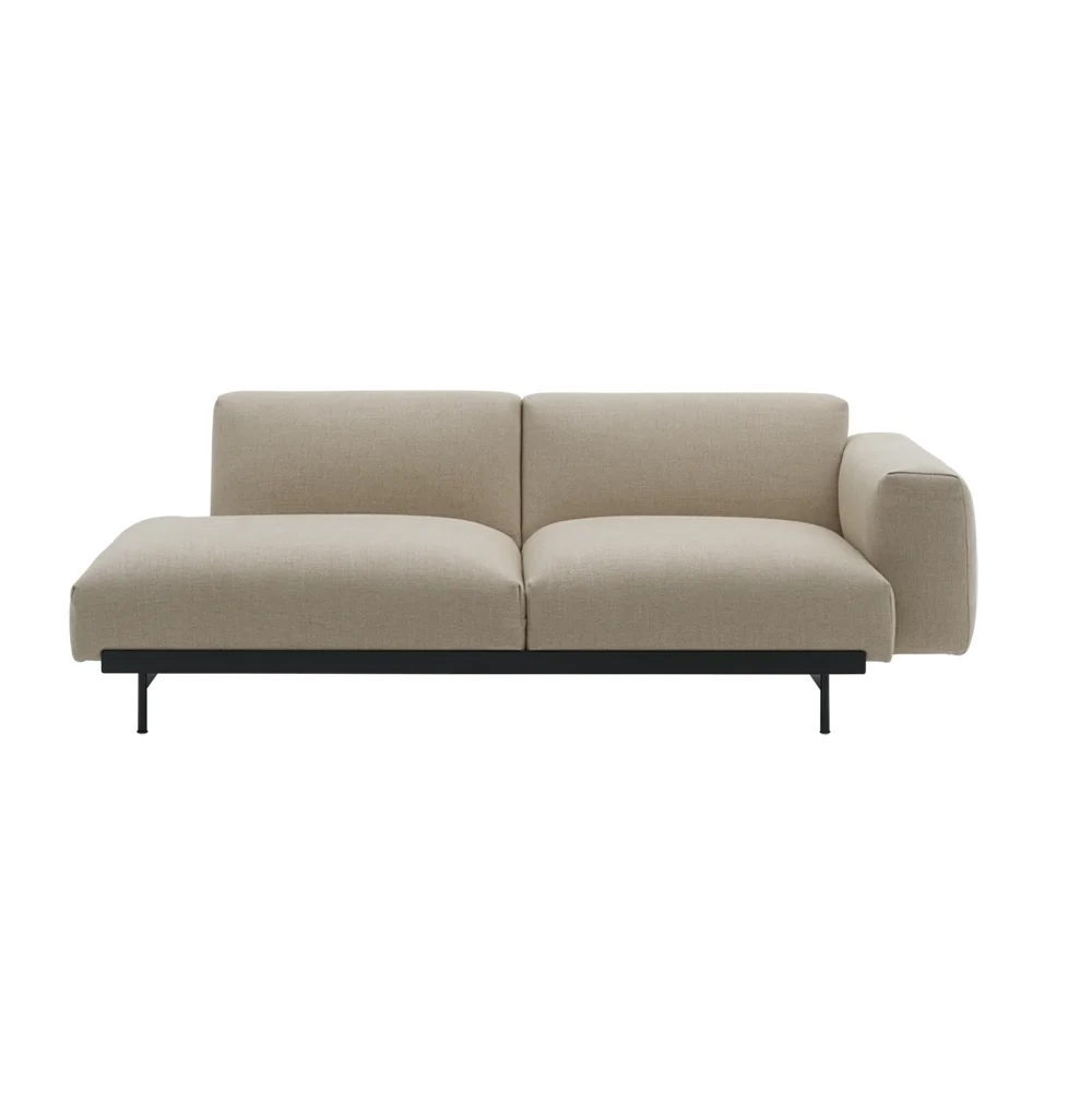 Muuto, In Situ 2-personers modulsofa Konfig 2 - Ecriture240/Sort