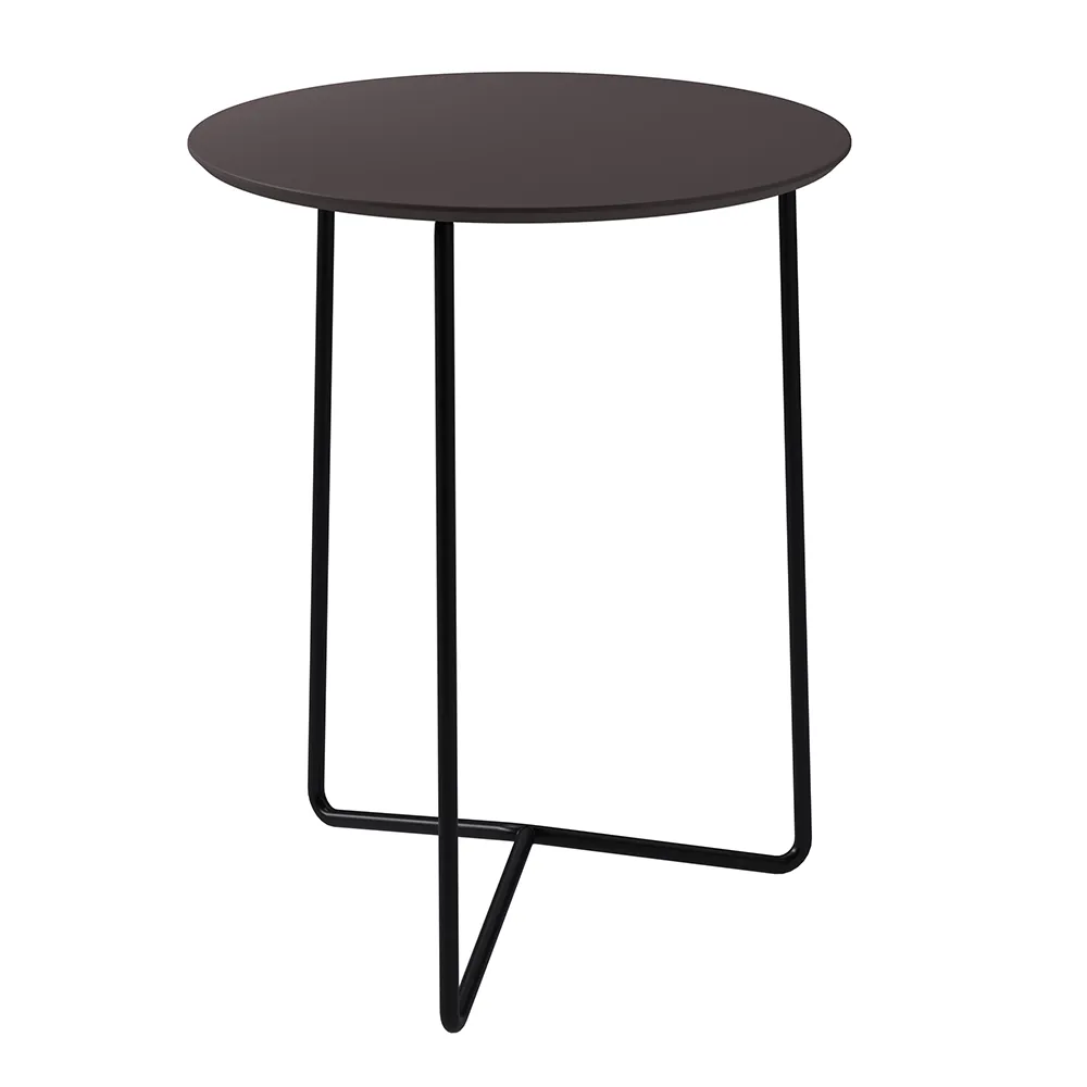 Grythyttan Stålmöbler, High Tech bord 60 Charcoal / sort