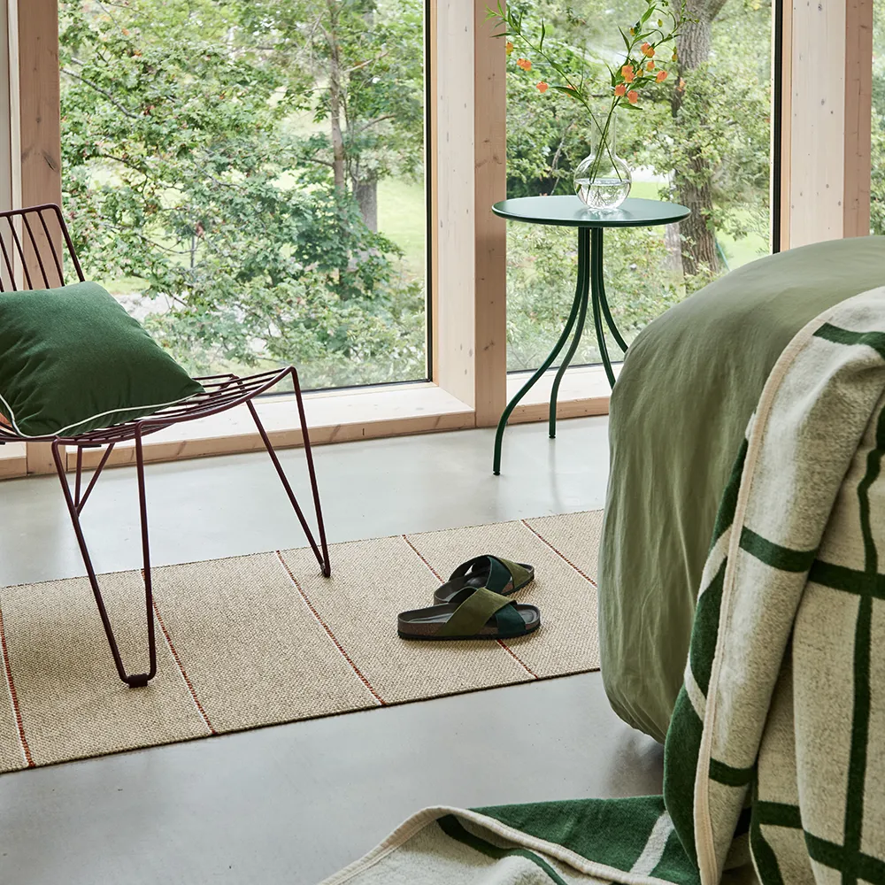 Lea tæppe Beige/Rust/Vanilla 70 x 300 cm