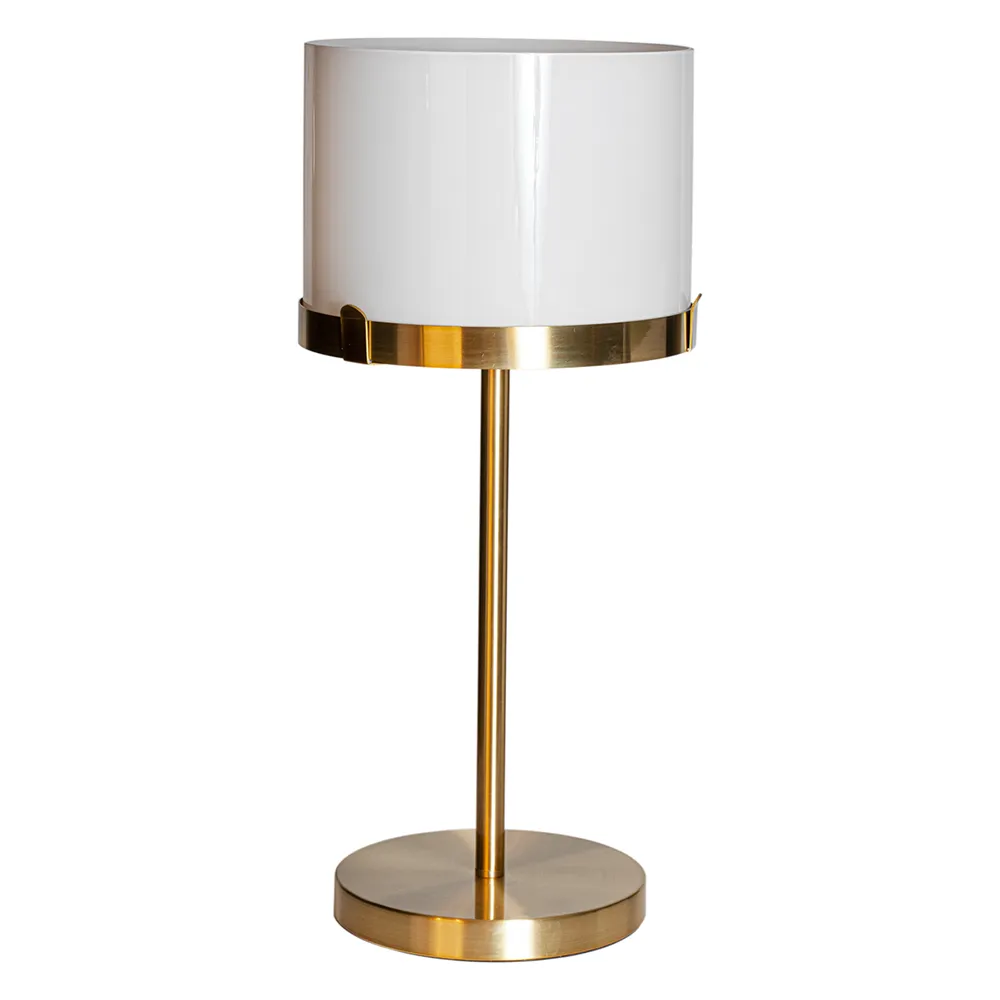 By Rydéns Marcel bordlampe 55 cm Messing-hvid