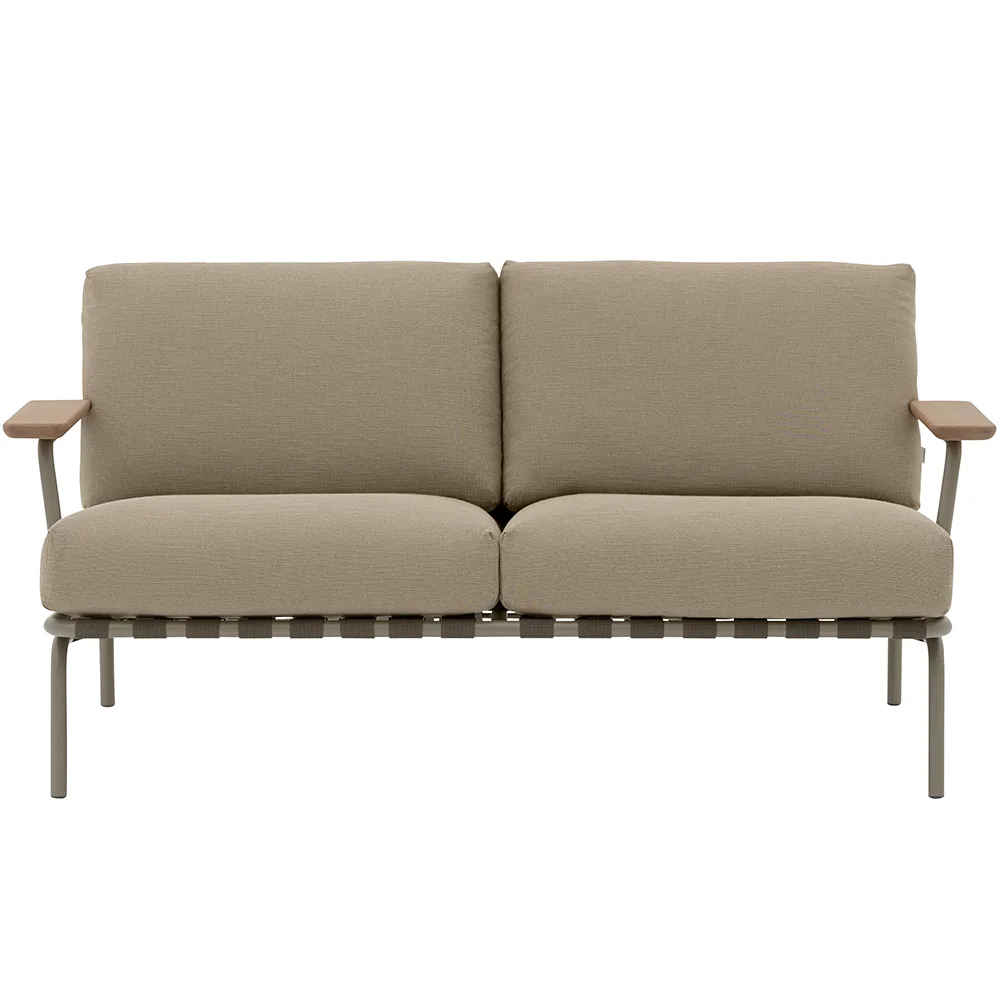 Muuto, Settle 2-personers sofa Ribbed Weave 5/Taupe