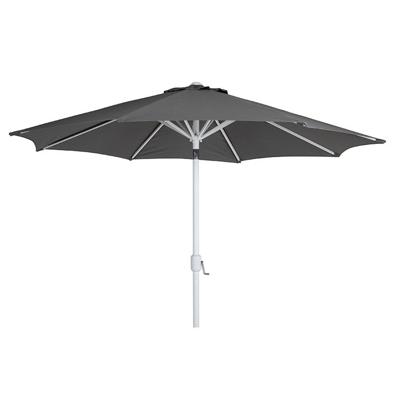 Brafab Cambre parasol 250 cm hvid/grå