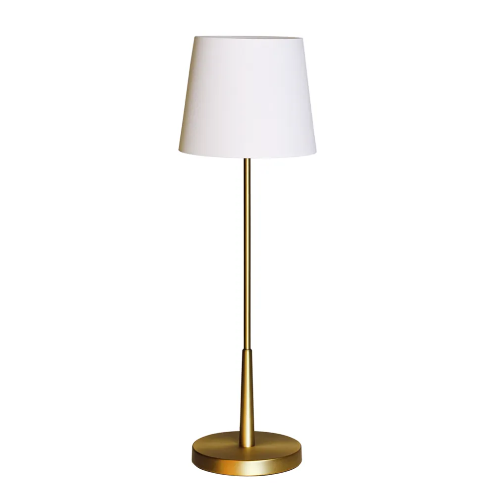 by Rydéns, Lumi bordlampe H: 68,5cm guld/hvid