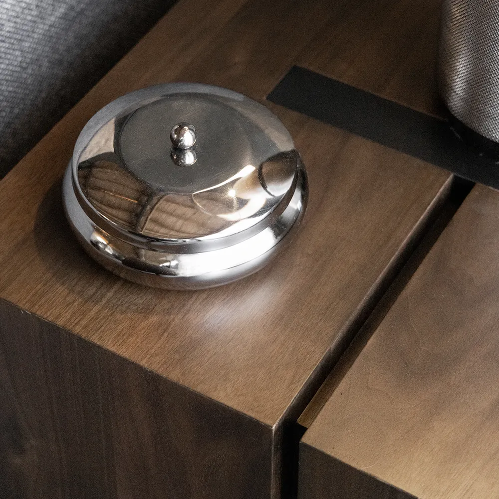 Maddox sofabord 80x80 cm brun