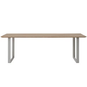 70/70 Spisebord 225x90 cm Sapele Mahogany/Grey