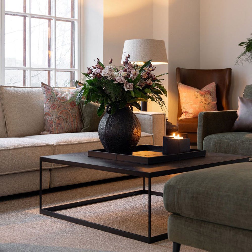 BELLE blomstret pudebetræk -60x60