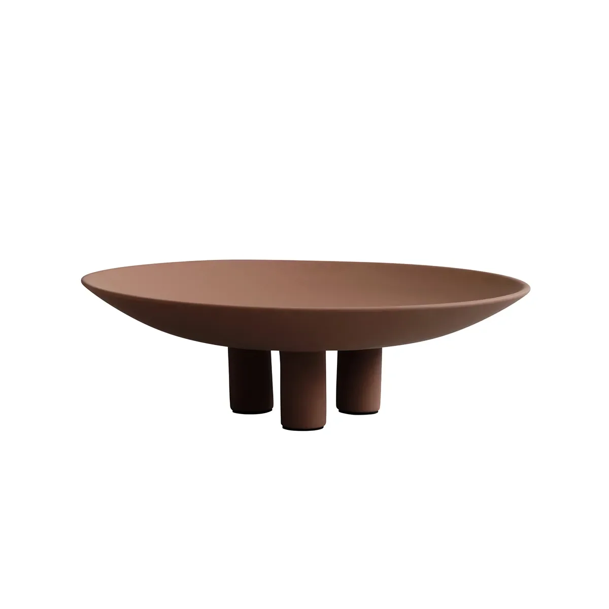Håndmalet dekorationsfad Duck Big Almond Ø 45 cm