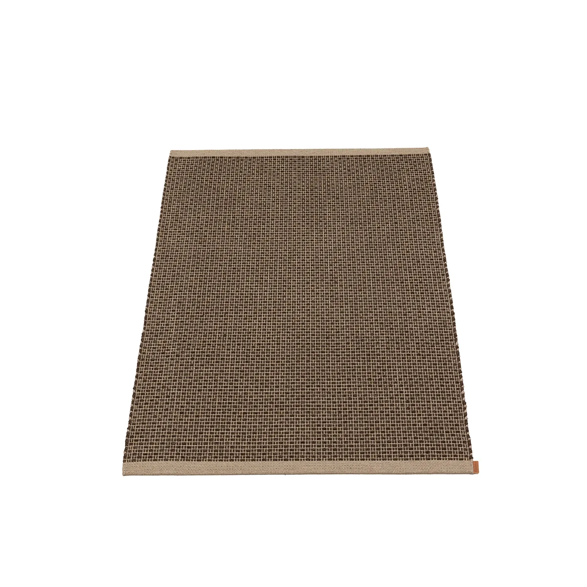 Vaskbar Plastmåtte NILS Dark Brown 70x120 cm