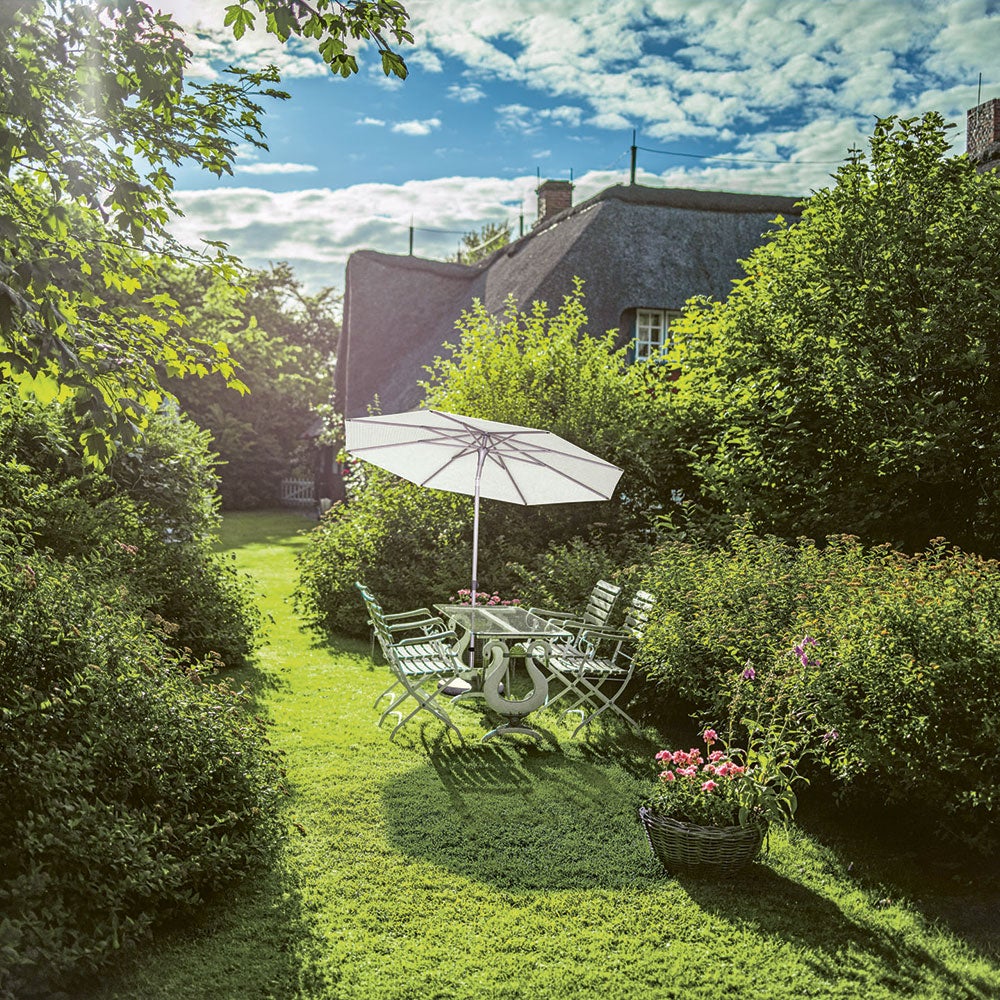 Alu-Smart Parasol 250 cm Kat.2 157 Stone Grey