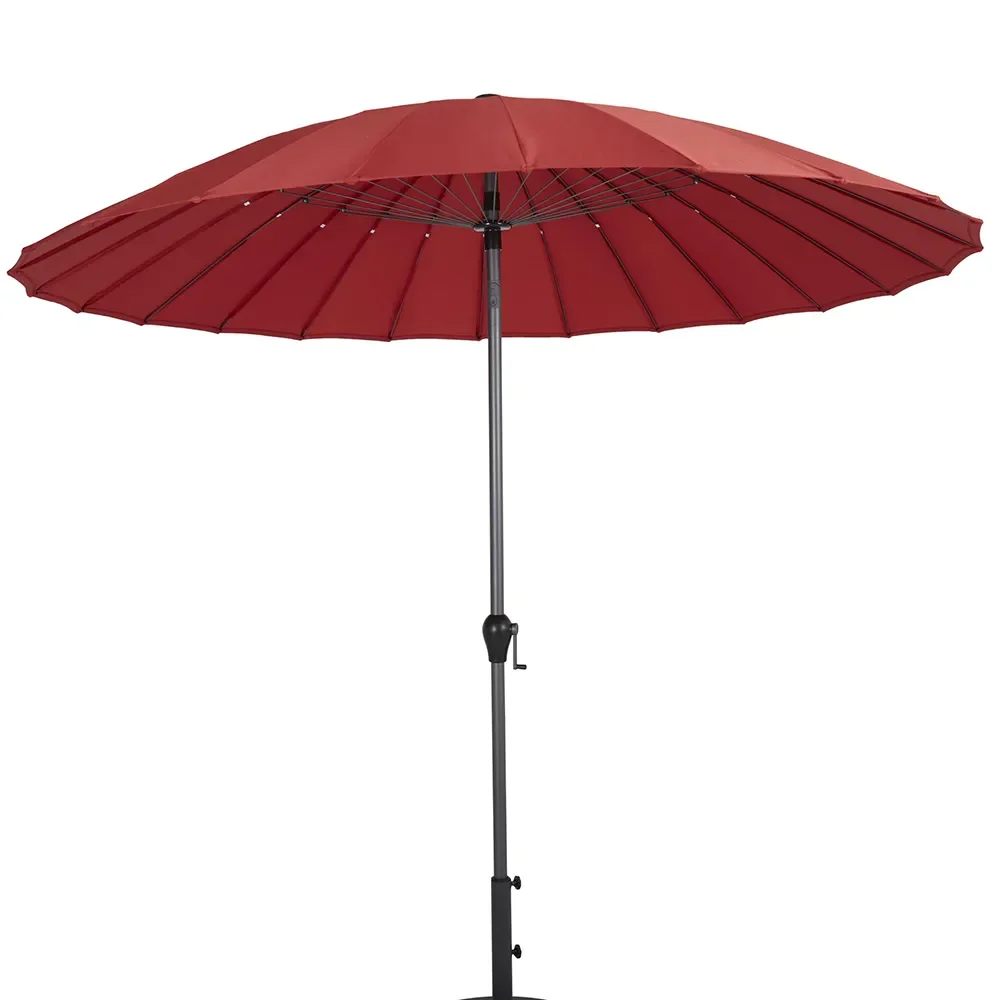 Shanghai Parasol Ø270cm rød