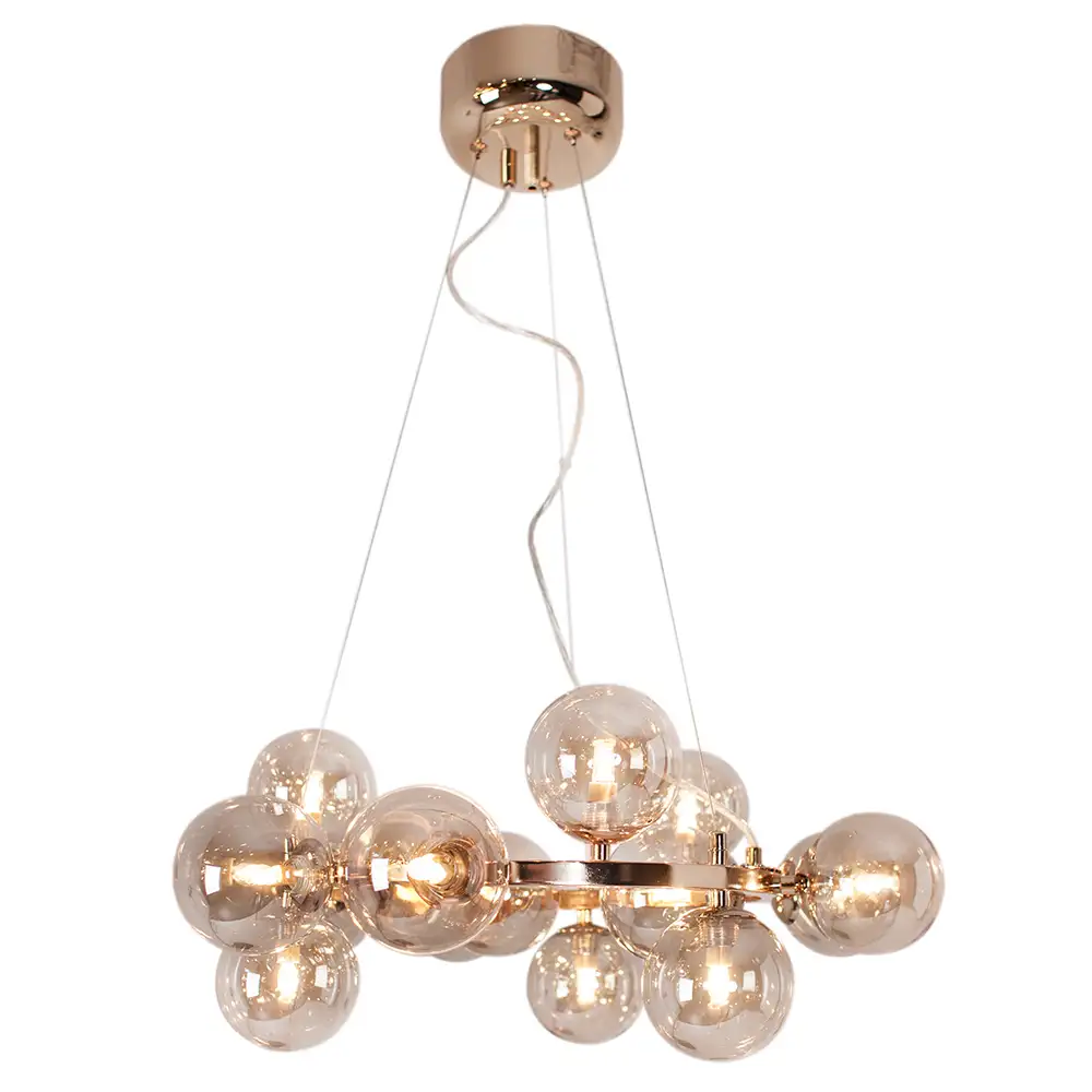 Splendor Loftlampe Ø58cm Guld Amber