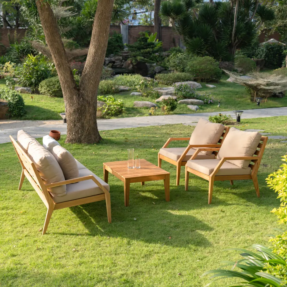 Gunnaröd 2-sæder loungesofa inkl. hynder blå