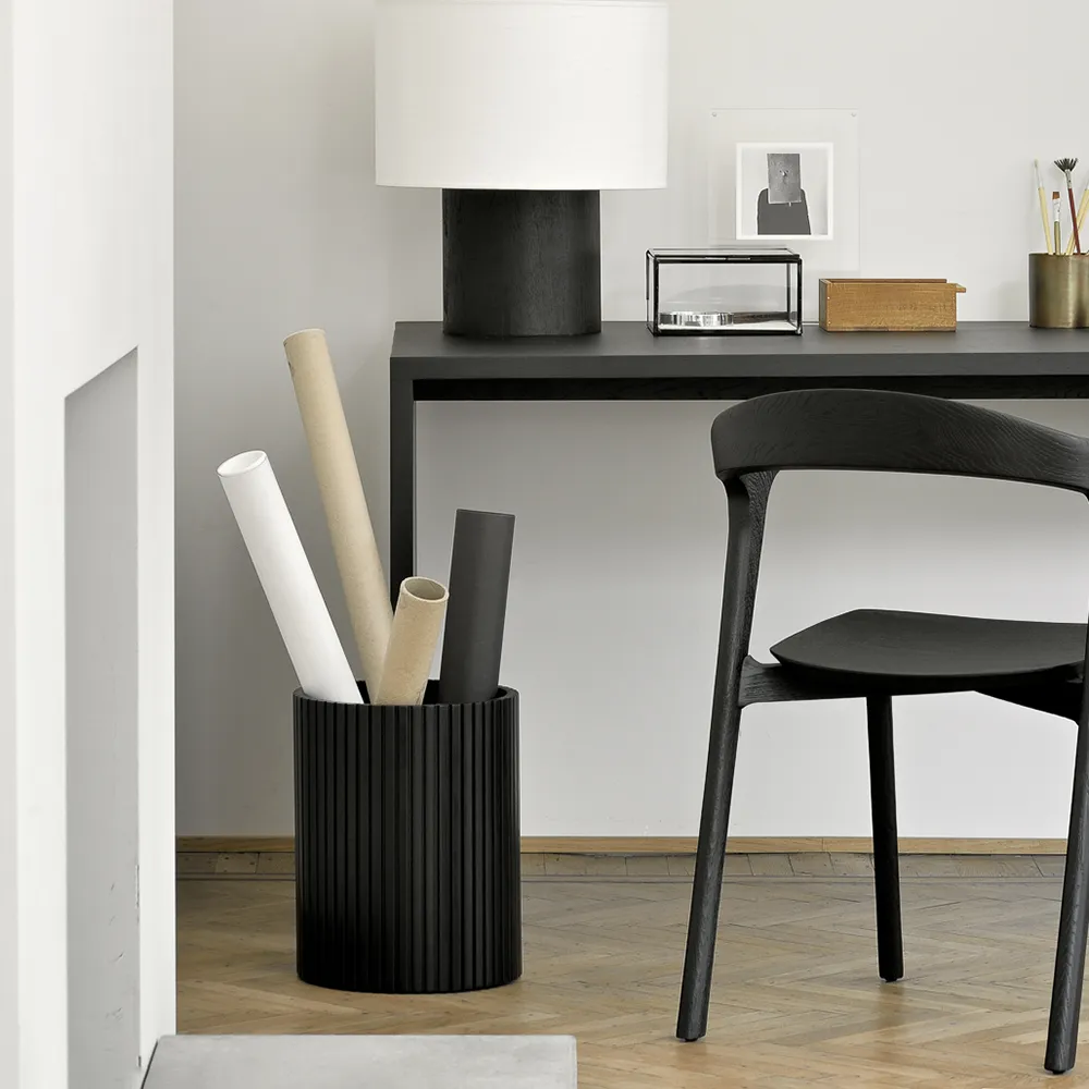  Roller Max bin sortlakeret mahogni