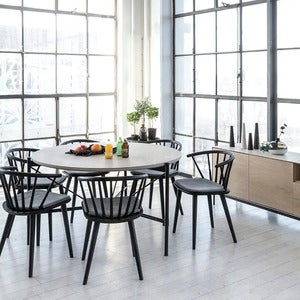 Ale spisebord 135 cm hvidolieret eg