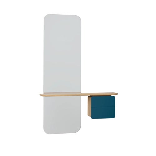 One More Look Spejl eg/Petrol Blue