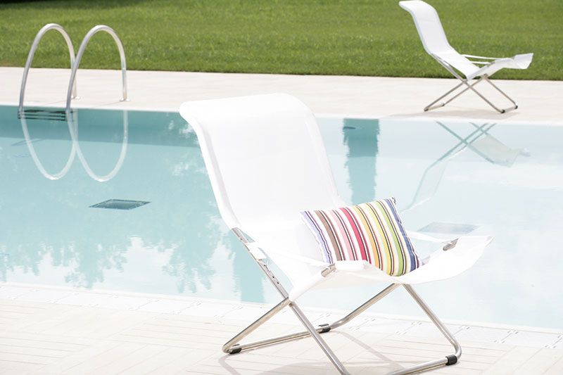 Fiesta hvilestol sort aluminium