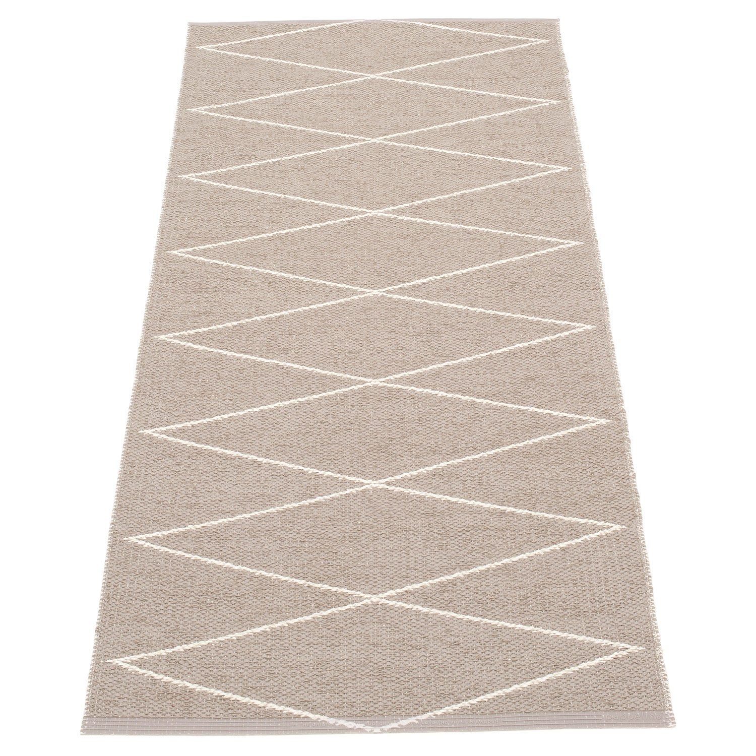 Pappelina, Max tæppe 70x160 cm mud / vanilla