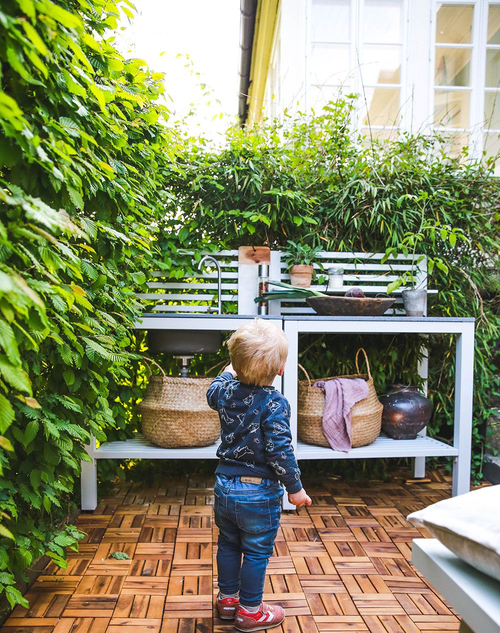 Bellac Udekøkken Hjørnedel Sort/Grå Brafab