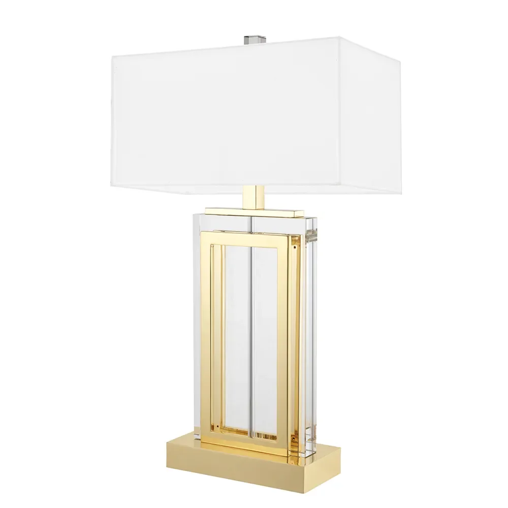 Eichholtz, Bordlampe Arlington Crystal Guld