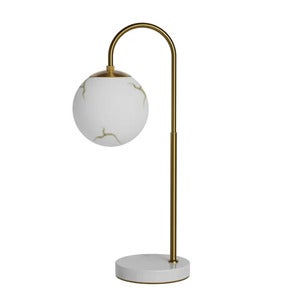 Bellagio bordlampe H60cm messing/hvid