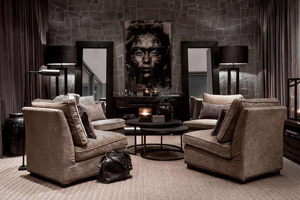 Town Lænestol True Brown Artwood