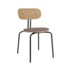 Curious Spisestol Eg/Sort Metal Monrose