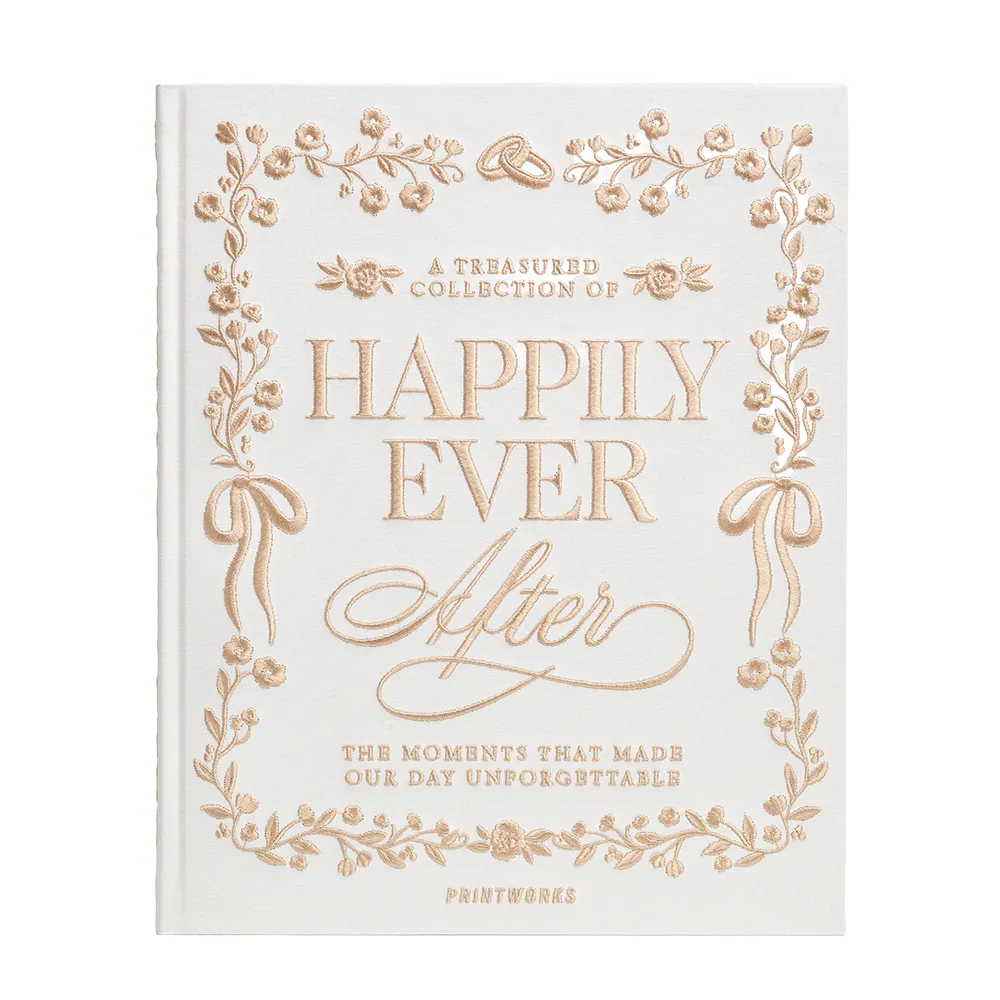 Printworks, Embroidered Photo Album - Happily Ever After