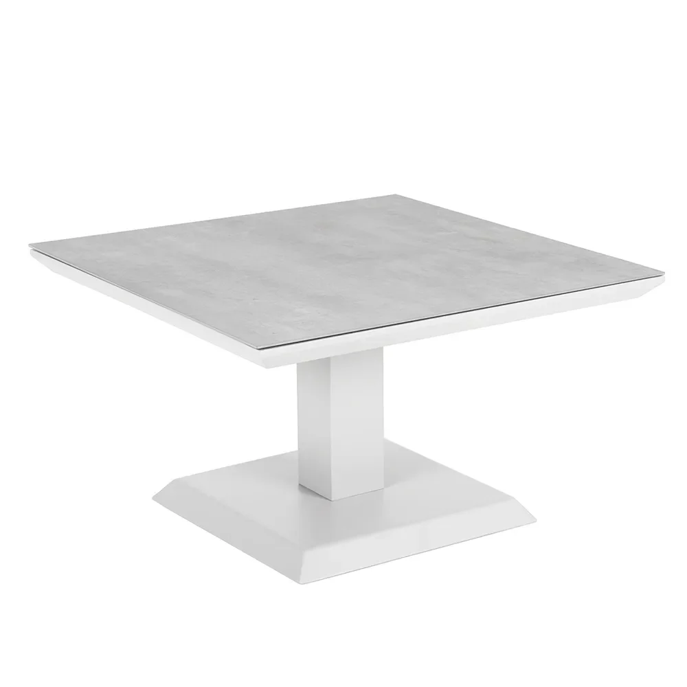 Brafab, Heis Sofabord højdejusterbart 79x79 cm hvid