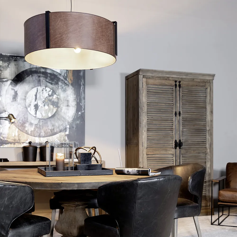 CALGARY pendel-Læder Ibenholt