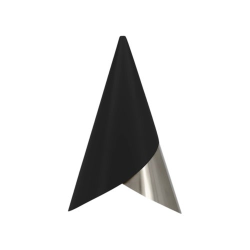 Cornet Lampeskærm Black/Steel