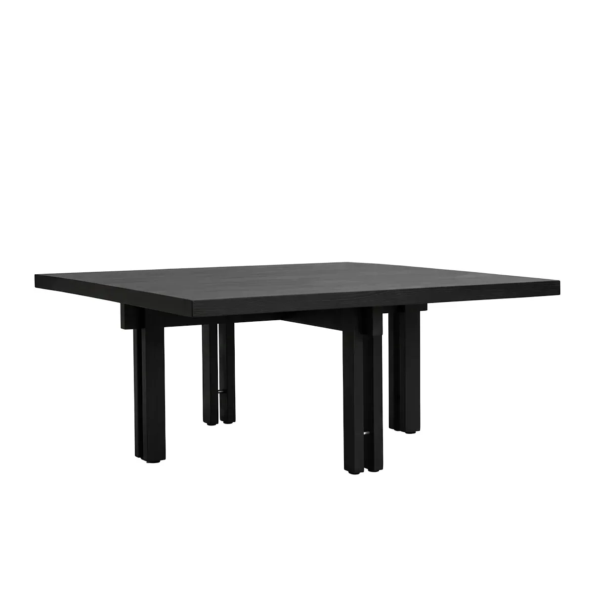 101 Copenhagen, Sofabord i eg 80x80 Plinth Coffee Black Oak