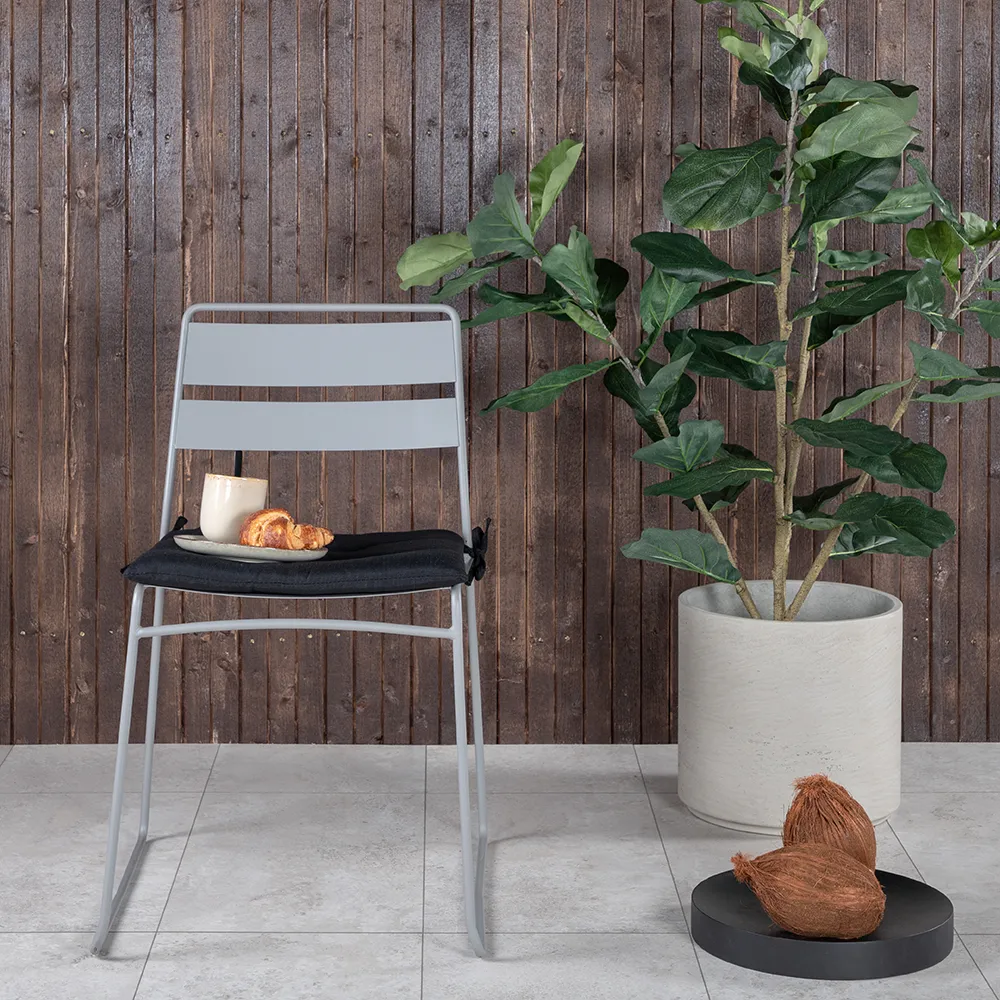 Lina spisebordsstol grå 2-pak