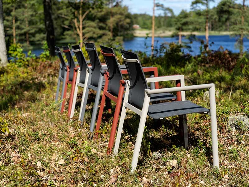 Delia Stabelstol Khaki/Textilene