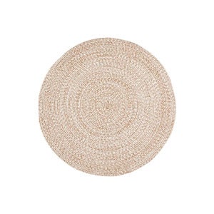  JUNI mat natur/hvid Ø120 cm