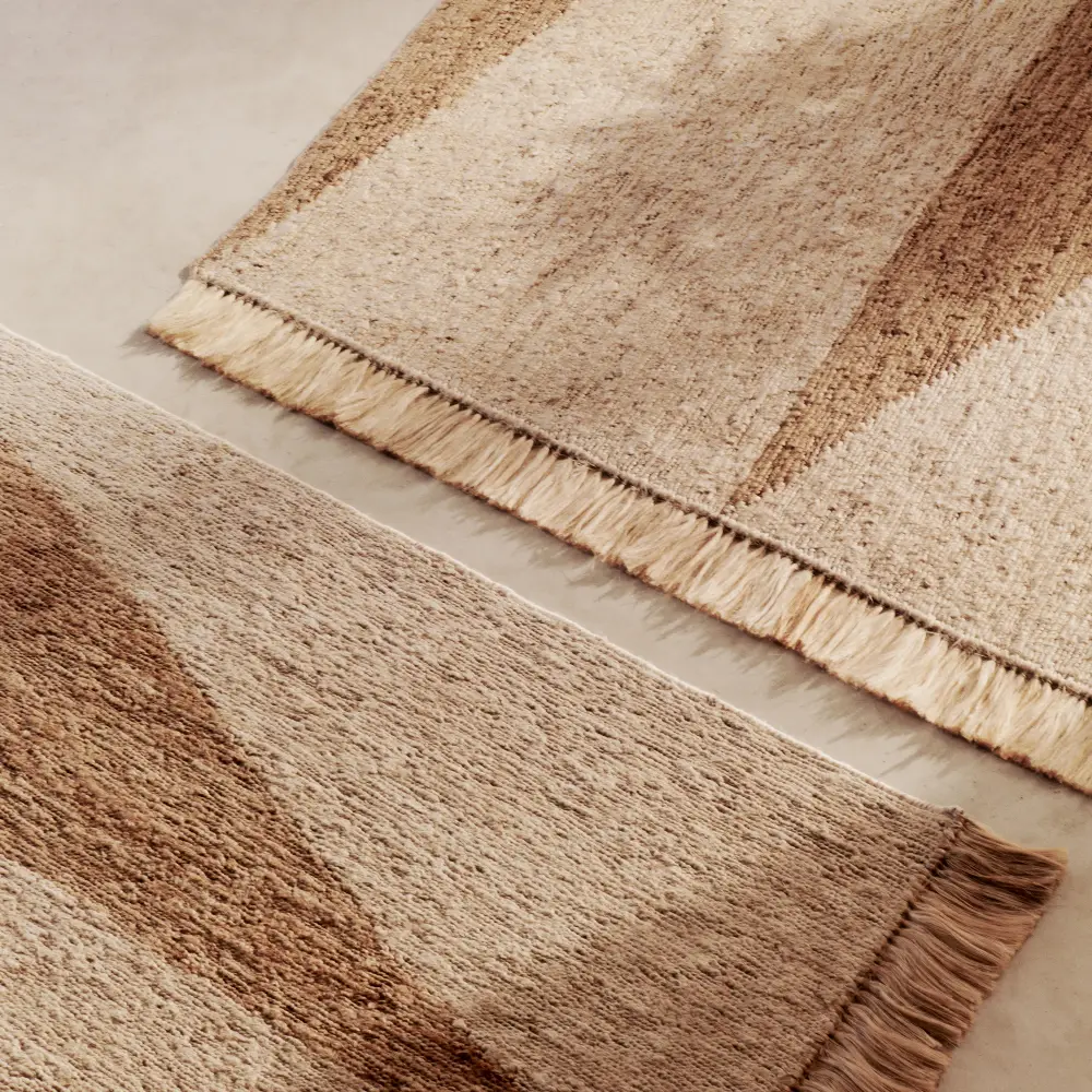 Studie Tæppe 140x200 cm- Natural/Off-white