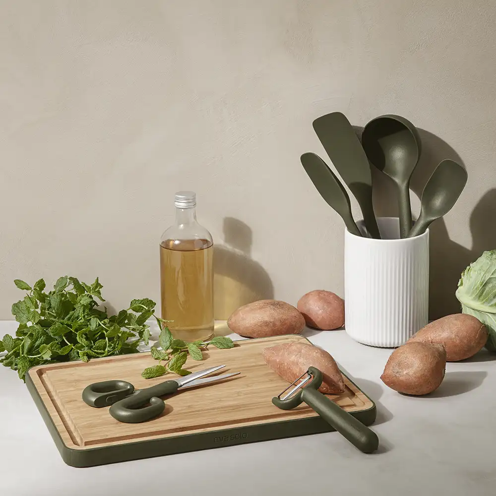 Bambus skærebræt tagrende Grønt værktøj