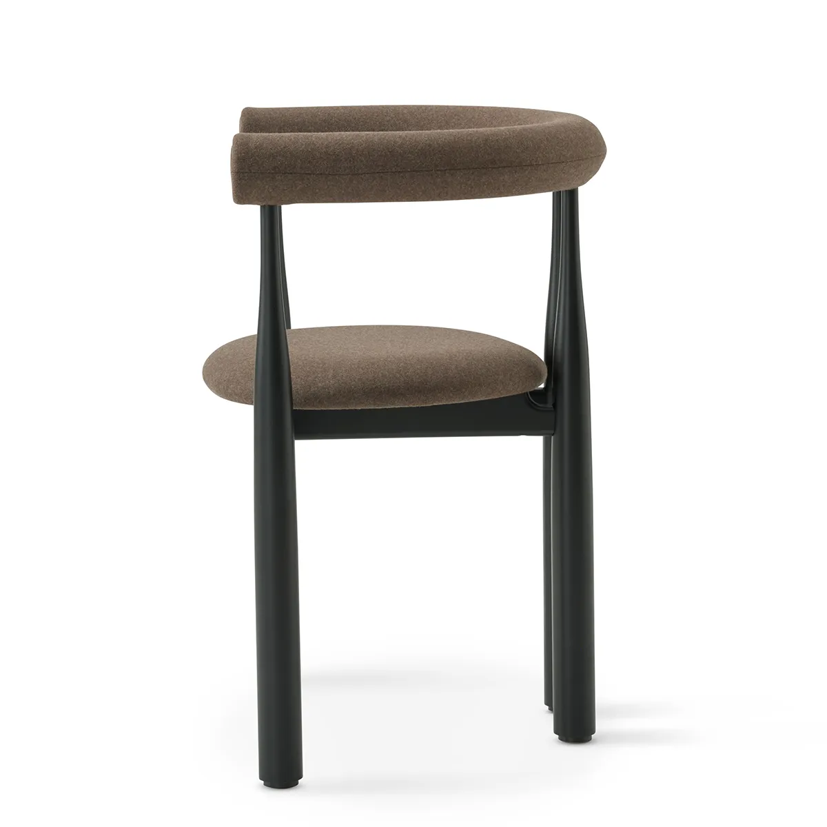 Polstret Spisebordsstol Bukowski Black Wooly