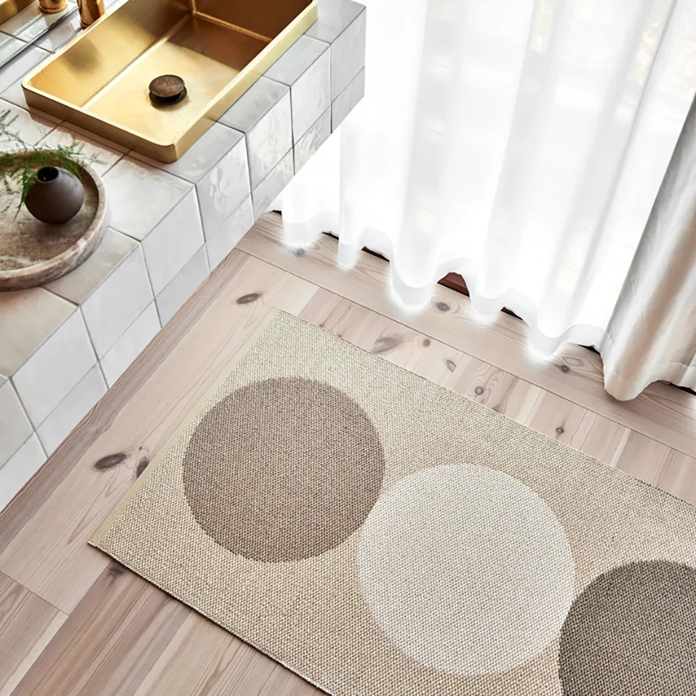 Otto Grain / Background Cream tæppe 70 x 140 cm