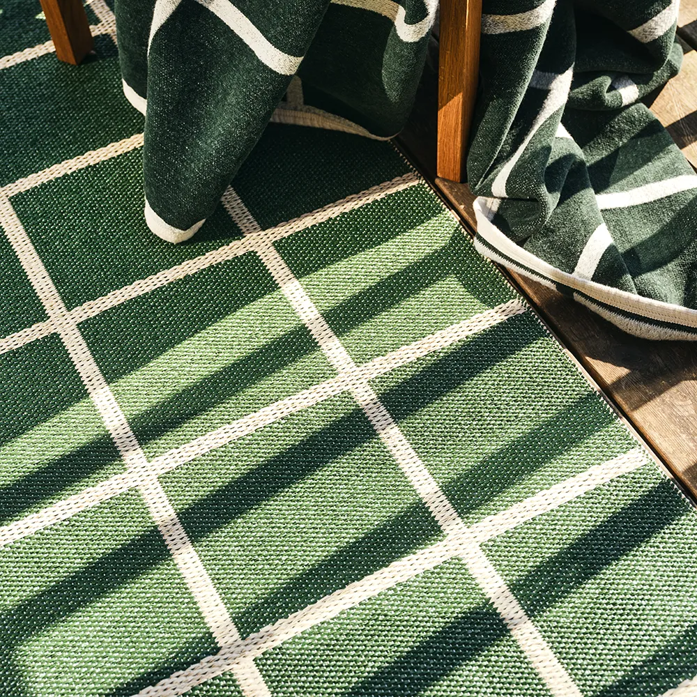 Vævet Tæppe Criss Leaf 70x150 cm