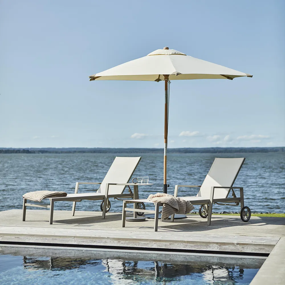 Reggio Træparasol 300 cm Natur Brafab