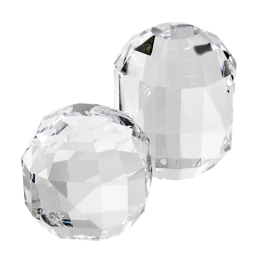 Objekt Trace krystalklare glas sæt á 2 (S+L)