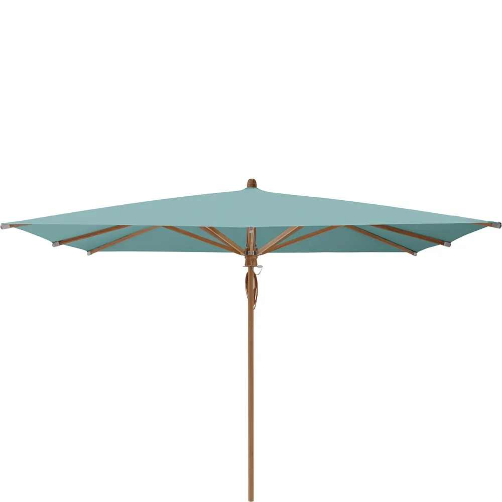 Glatz Teakwood parasoll 330×330 cm Kat.4 417 Ocean