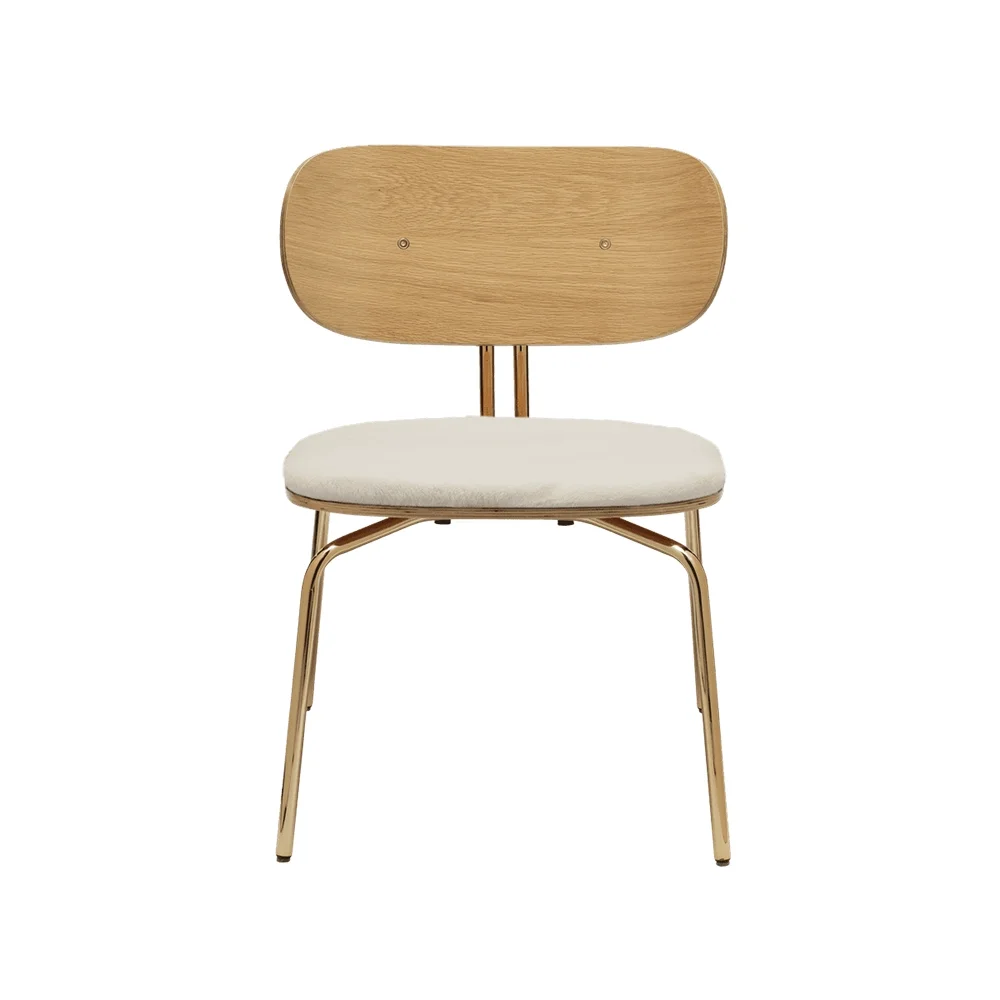 Umage, Curious Lounge Chair Eg/Messing  Teddy White